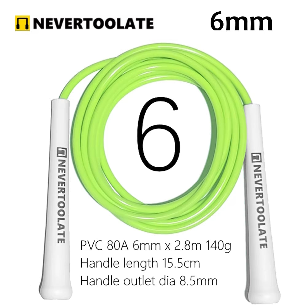 NeverTooLate™ ProSpeed Jump Rope – Lightweight, Durable & Fast