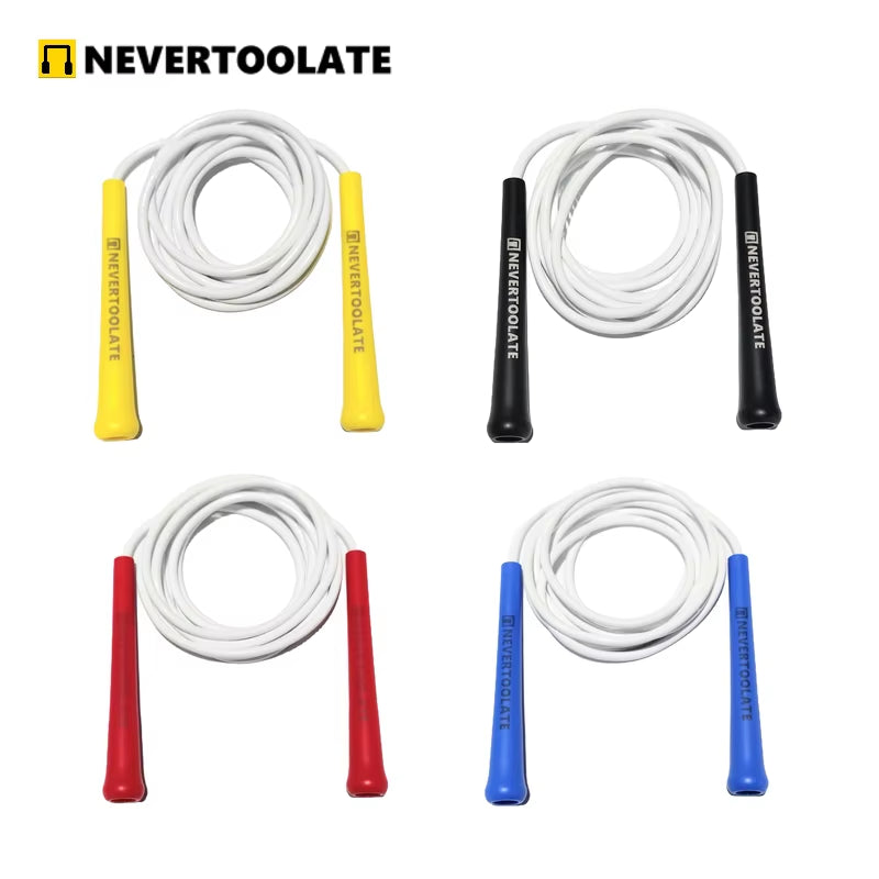 NeverTooLate™ ProSpeed Jump Rope – Lightweight, Durable & Fast